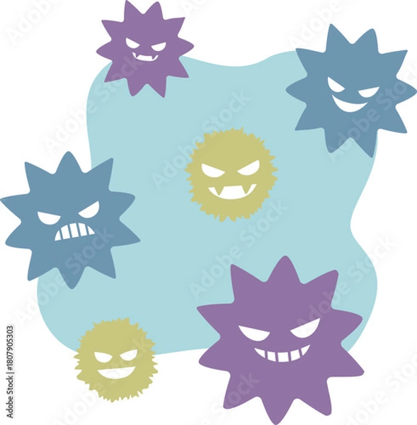 Obraz ウイルスのキャラクター