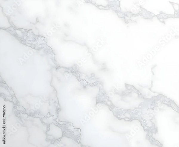 Obraz Clean White and Gray Marble Texture Background for Design Use