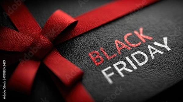 Obraz Black friday shopping event with special discount