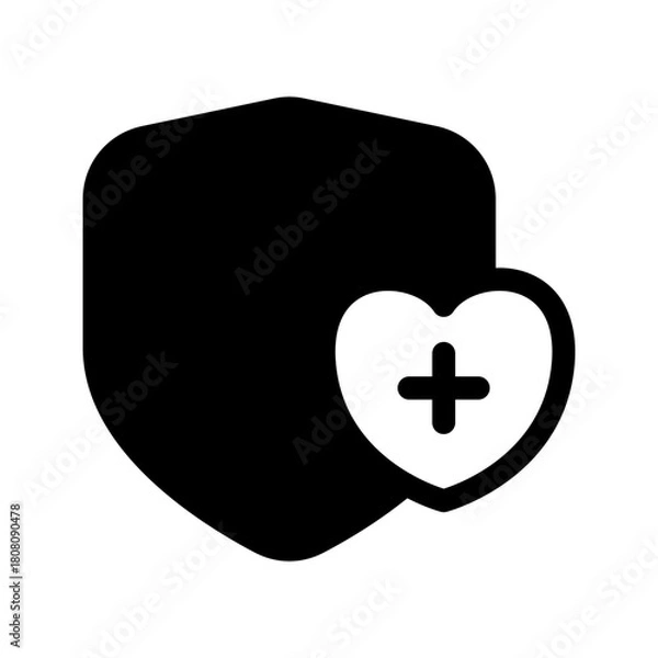 Obraz Life Protection Icon Vector Symbol Design Illustration
