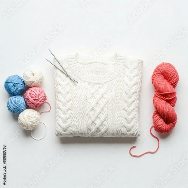 Obraz 뜨개질 털실 스웨터
