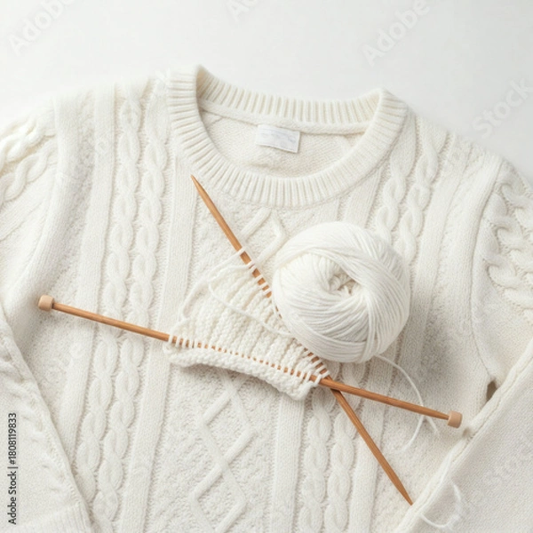 Obraz 뜨개질 털실 스웨터