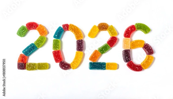 Obraz words Happy New Year 2026