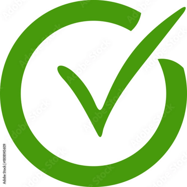 Fototapeta Flat Checklist Bullet