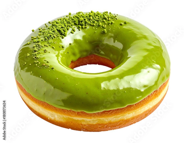 Fototapeta Various Frosted Donuts with various toppings