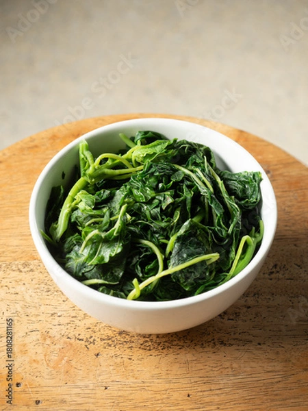Obraz boiled spinach