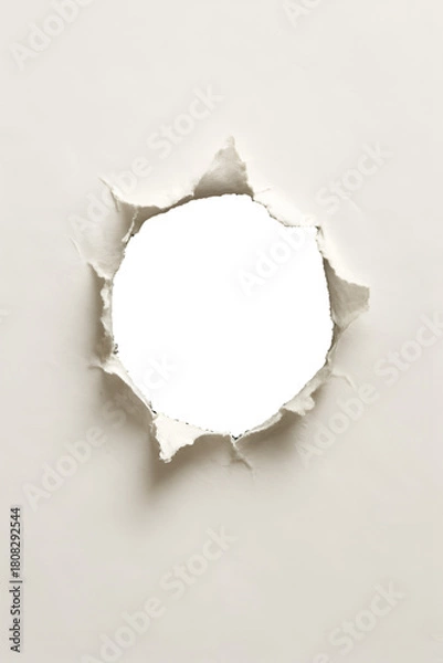 Obraz hole in paper