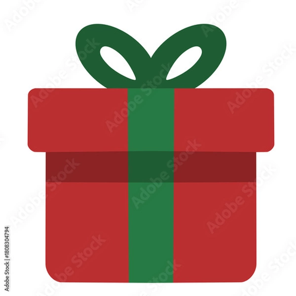 Fototapeta Wrapped Present Illustration