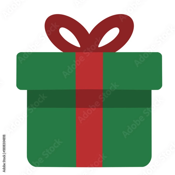 Fototapeta Wrapped Present Illustration