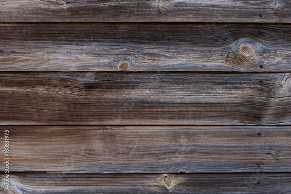 Fototapeta The old wood texture with natural patterns