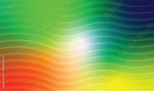 Obraz abstract colorful background with waves rainbow
