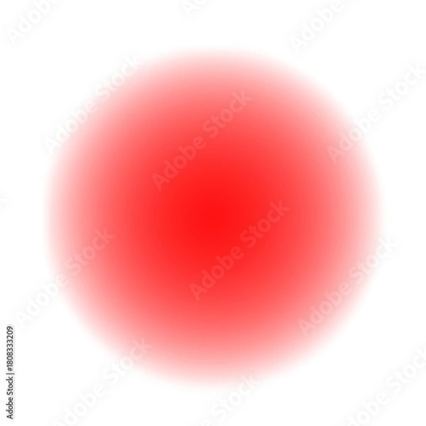Fototapeta red glossy sphere