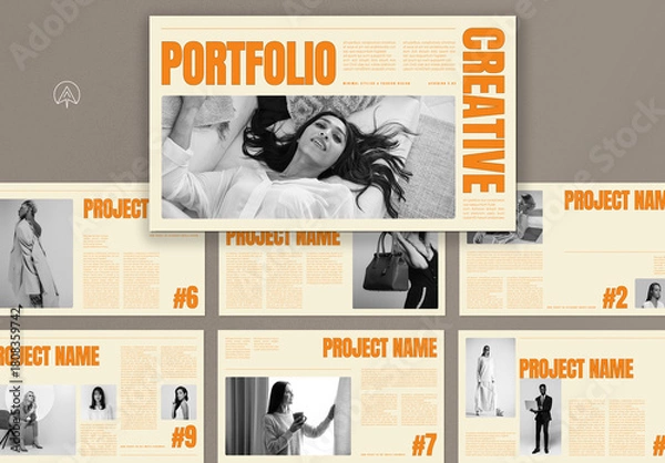 Obraz Creative Portfolio Presentation Template
