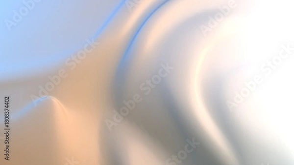 Fototapeta Soft abstract background with smooth flowing shapes and subtle light transitions