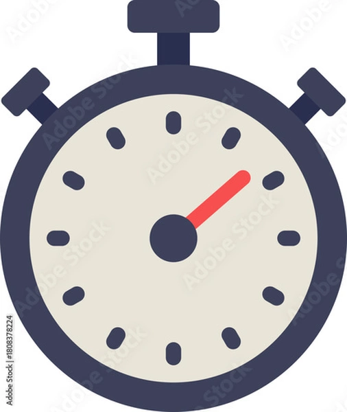 Obraz Stopwatch Flat Icon