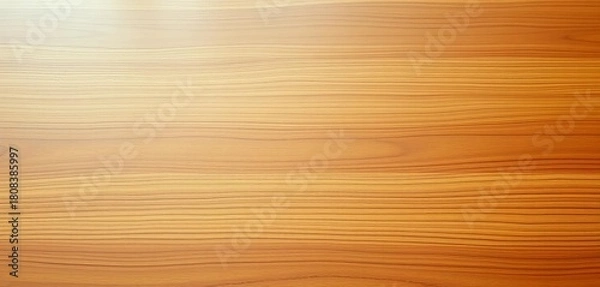 Fototapeta Natural wood table top, smooth and clean, offering a spacious background with subtle grain texture and bright lighting,  desk,  design