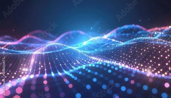 Fototapeta AI Data Analysis Abstract Background