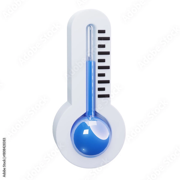 Fototapeta 3D Medical Thermometer Temperature Healthcare Tool
