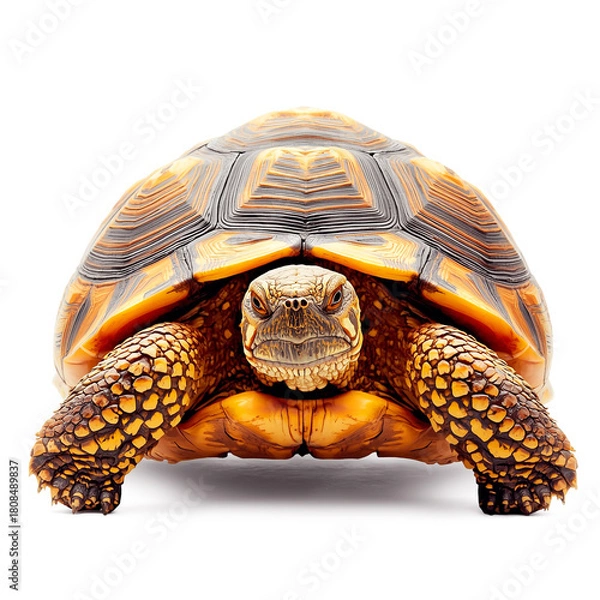 Fototapeta turtle on a white background