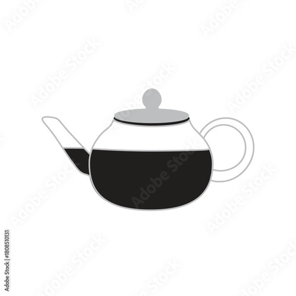 Fototapeta teapot with coffee
