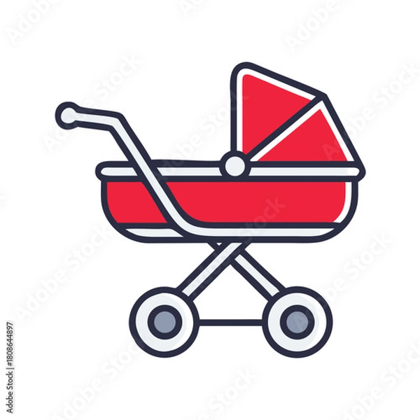 Obraz Baby Stroller Pram Icon