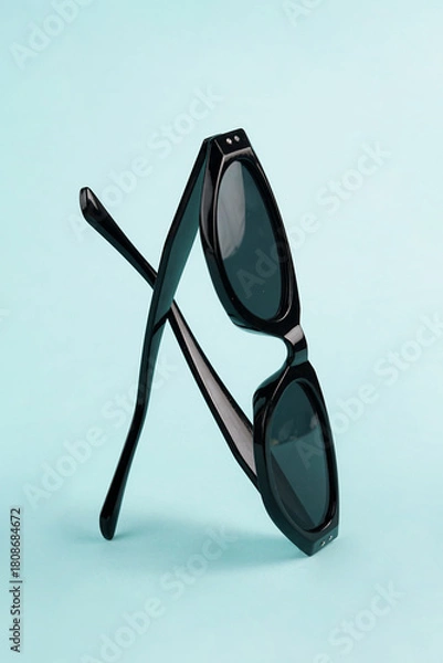Fototapeta The minimal setting draws full attention to the shape and details of the glasses