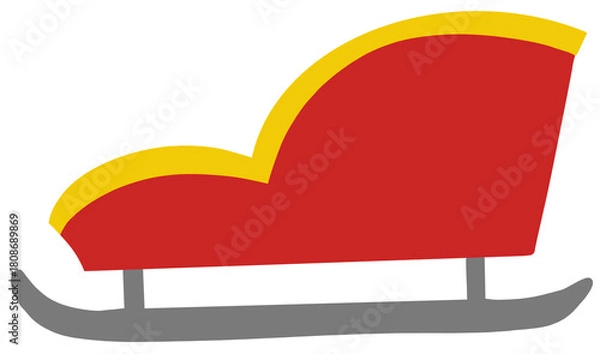 Fototapeta 산타 썰매