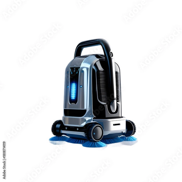 Obraz A robotic window cleaner, isolated on clean white background