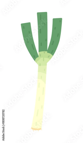 Obraz 長ねぎのイラスト