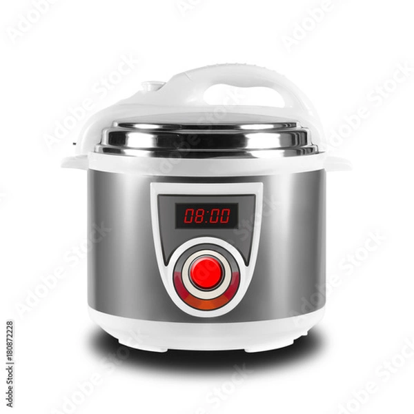 Fototapeta Home appliance - Multicooker isolated
