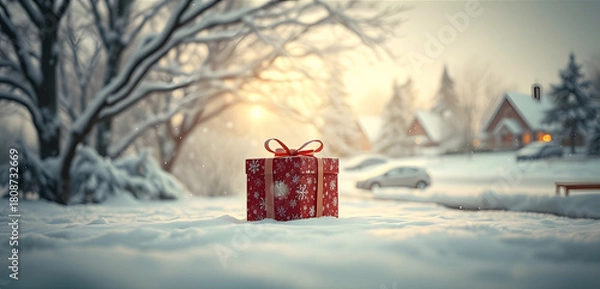 Obraz christmas gift boxes