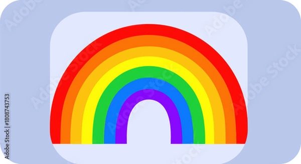 Obraz Vibrant Rainbow Arc - A Spectrum of Colors.