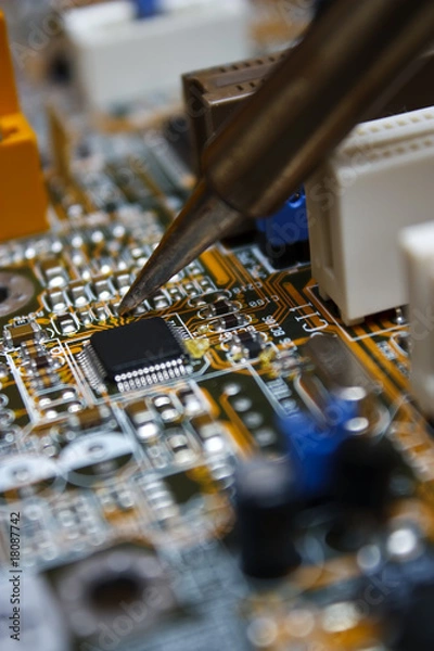 Obraz Circuit board repair