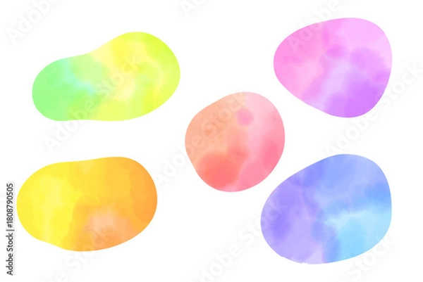 Obraz 水彩　グラデーションフレーム