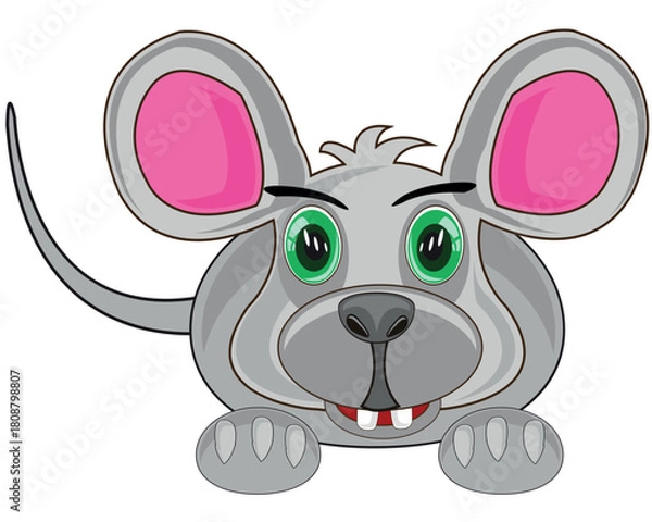 Fototapeta rodent mouse.eps