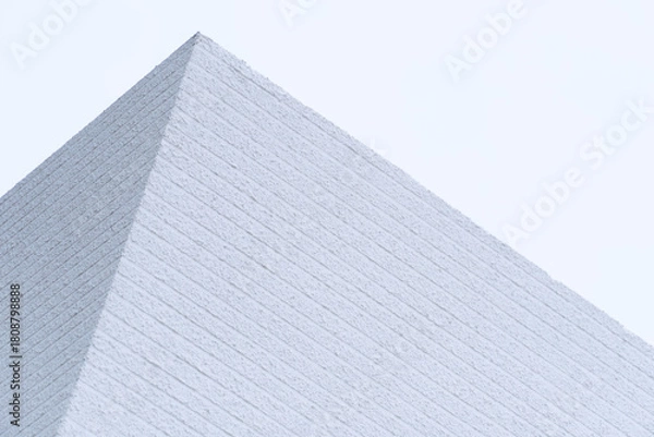 Fototapeta white brick building architecture background