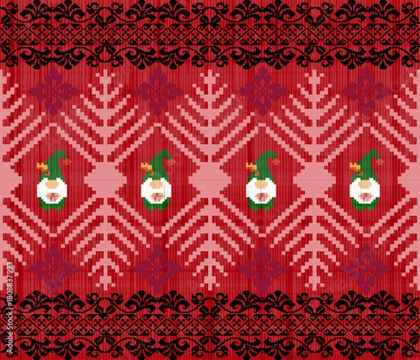 Obraz red christmas background