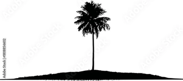 Obraz simple line art of tree