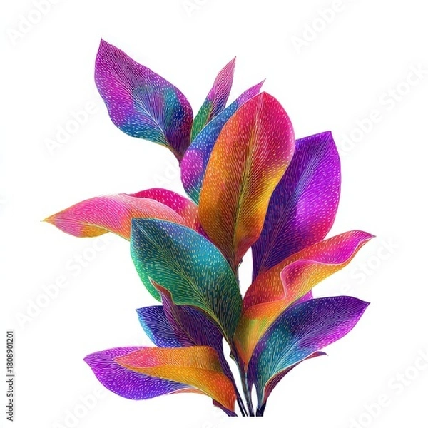 Obraz Vibrant leaf cluster