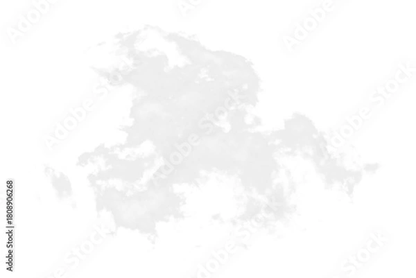 Obraz Dense swirling white cloud with soft billowing texture