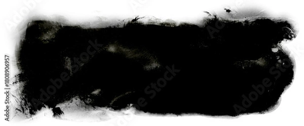 Obraz 抽象的　水墨画　背景素材