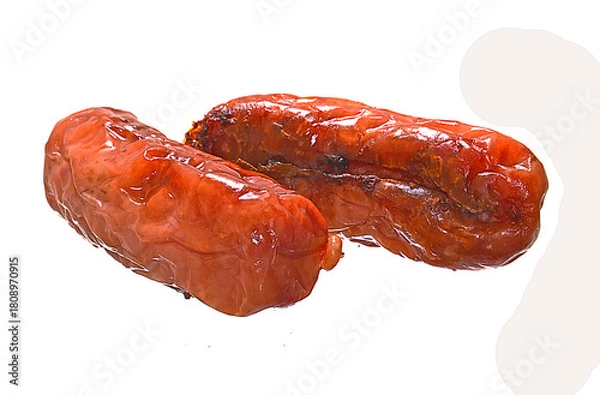 Obraz sausage isolated on white background