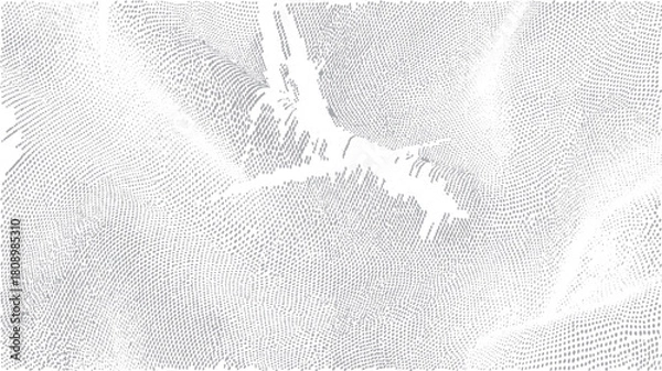 Obraz Dense gray cloud spray effect on white background. Marble wall texture background photo. White spray paint ink texture. Graffiti painting on the wall. 