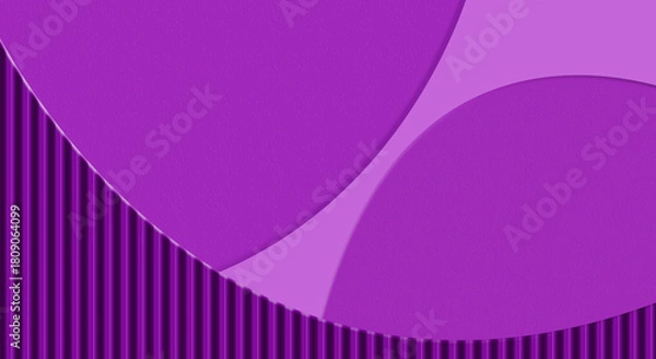 Obraz Abstract purple background with curved shapes and texture