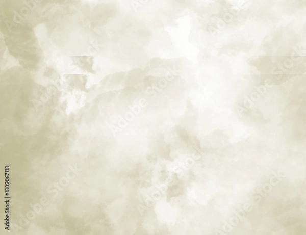Fototapeta Soft Olive Mist Glow | Warm Hazy Cloud Texture Background