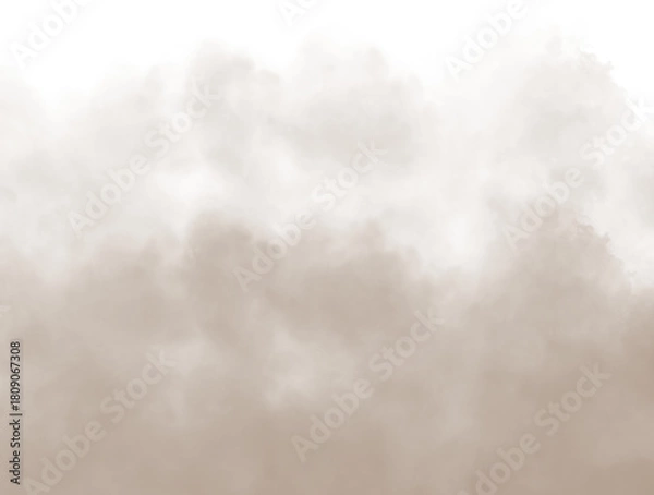 Fototapeta Soft Sepia Fog Fade Background | Warm Misty Cloud Texture