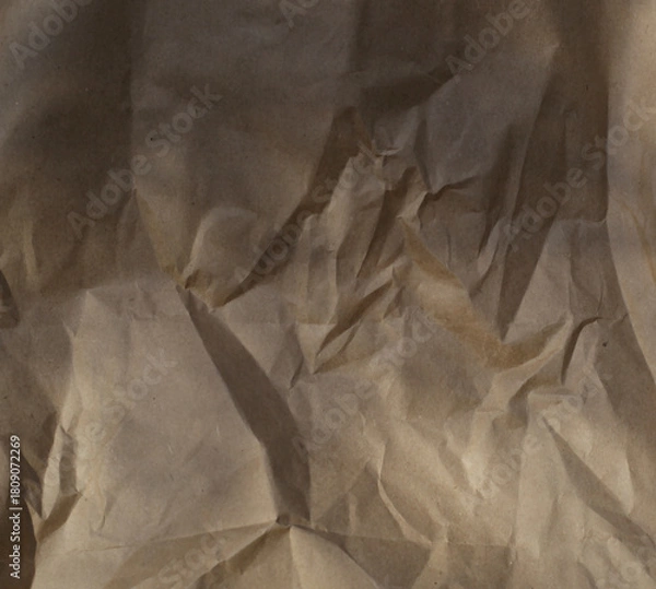 Fototapeta crumpled paper background copy space