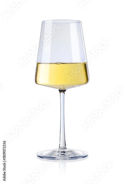 Fototapeta Weissweinglas