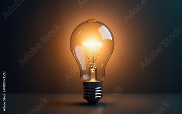 Obraz Light Bulbs Concept. High quality