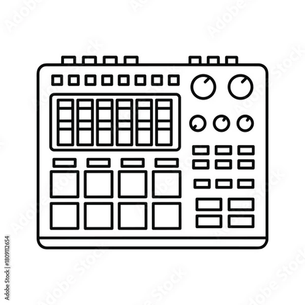 Fototapeta Business process diagram with icons for data, money, and communication